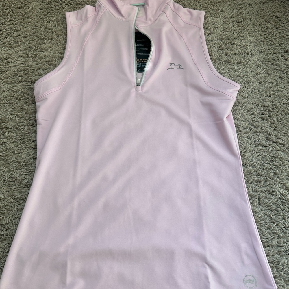 Women's Pink Sleeveless Top